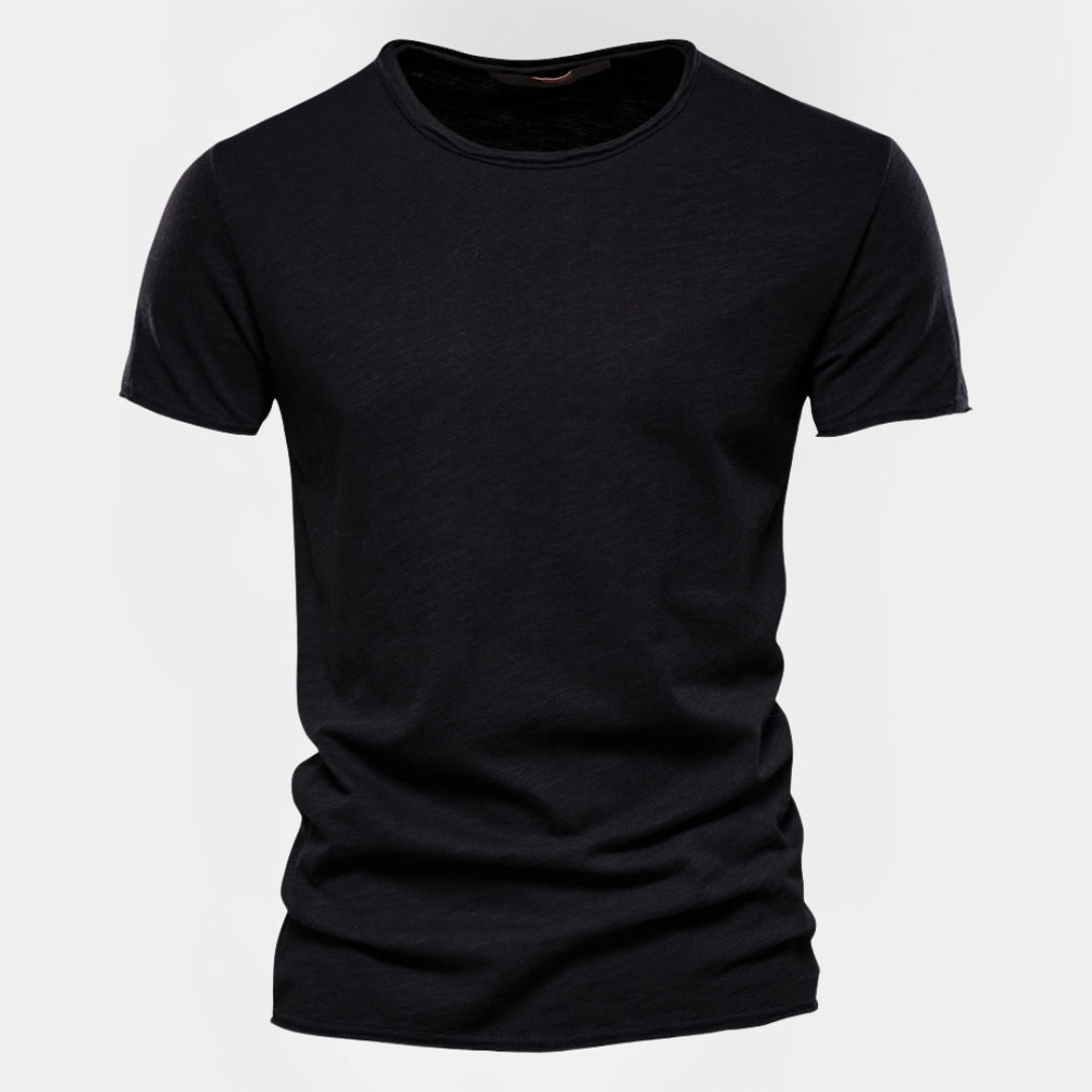 Ashton | Cotton Crewneck T-Shirt