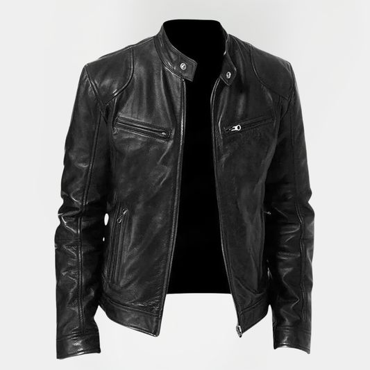 Vincent | PU Leather Biker Jacket