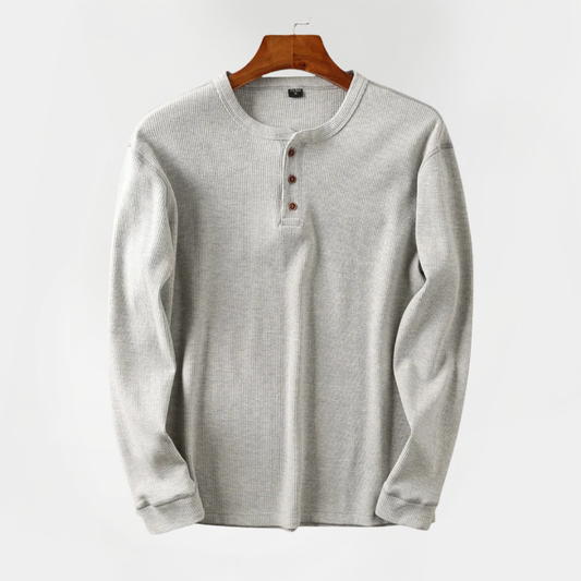 Luca | Ribbed Long Sleeve Henley