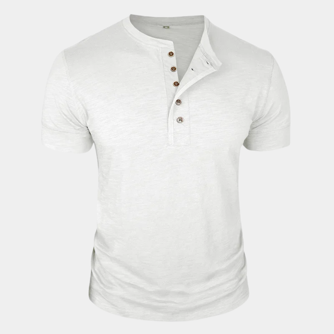 Travis | Classic Henley T-Shirt