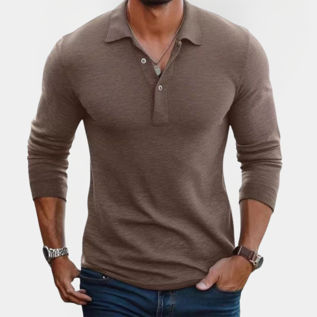 Harrison | Long Sleeve Polo Shirt