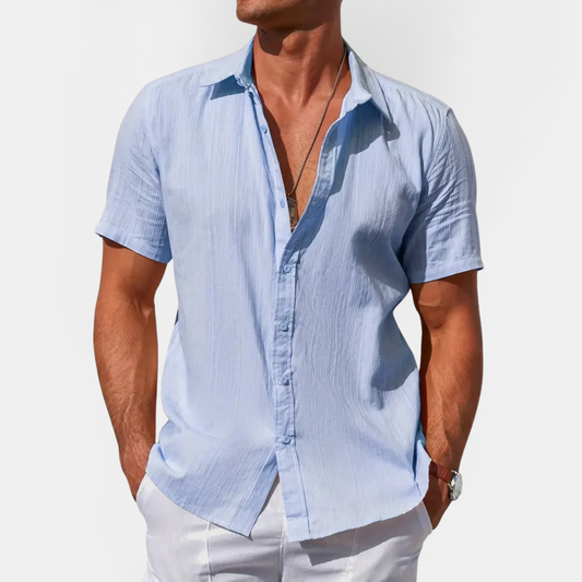 Nolan | Cotton Short Sleeve Shirt
