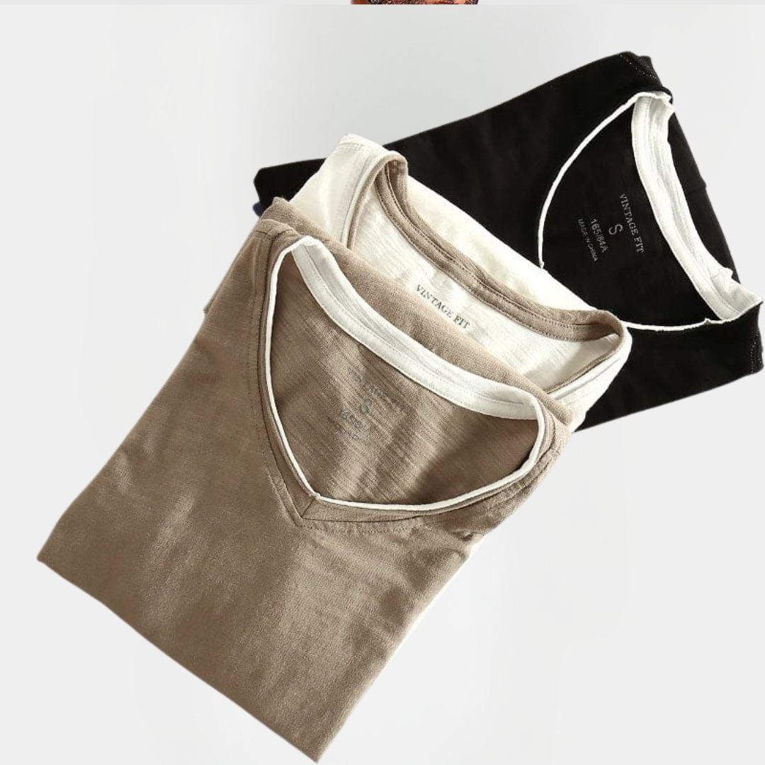 Fraser | Long Sleeve V-Neck Shirt