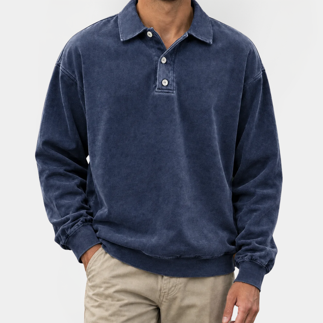 Marshall | Long Sleeve Polo Shirt