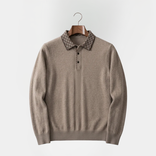 Lennox | Long Sleeve Polo Shirt