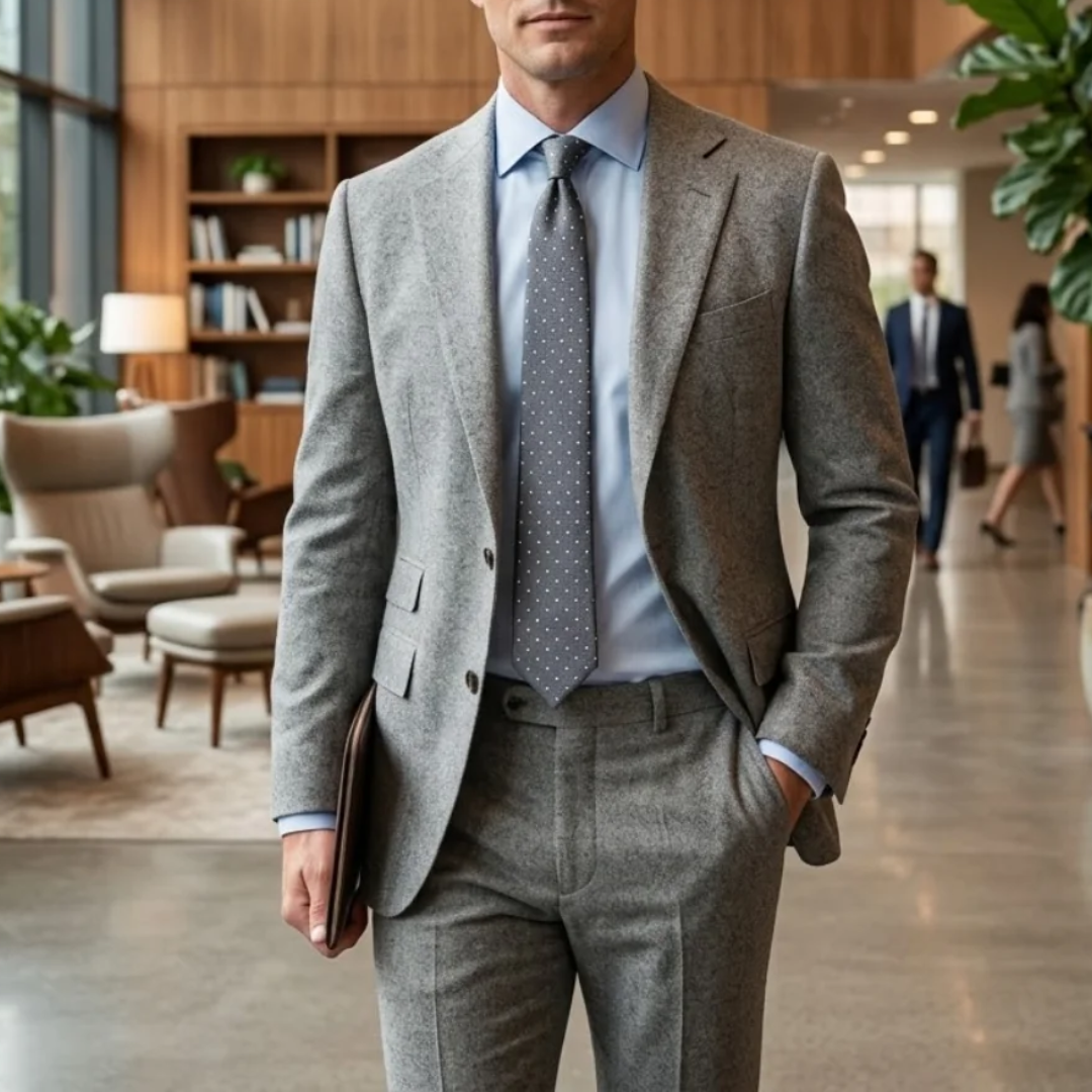 Harrison | Men’s Herringbone Tie