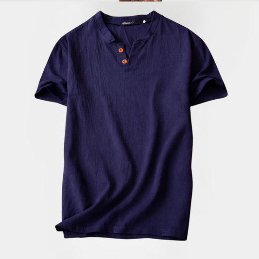 Elliot | Casual Short Sleeve Henley Shirt