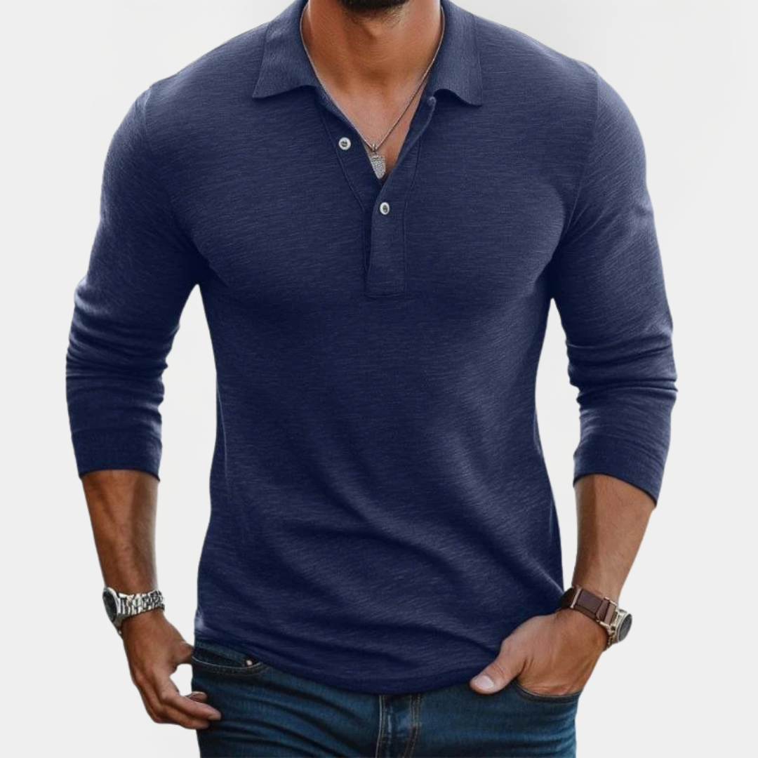 Harrison | Long Sleeve Polo Shirt