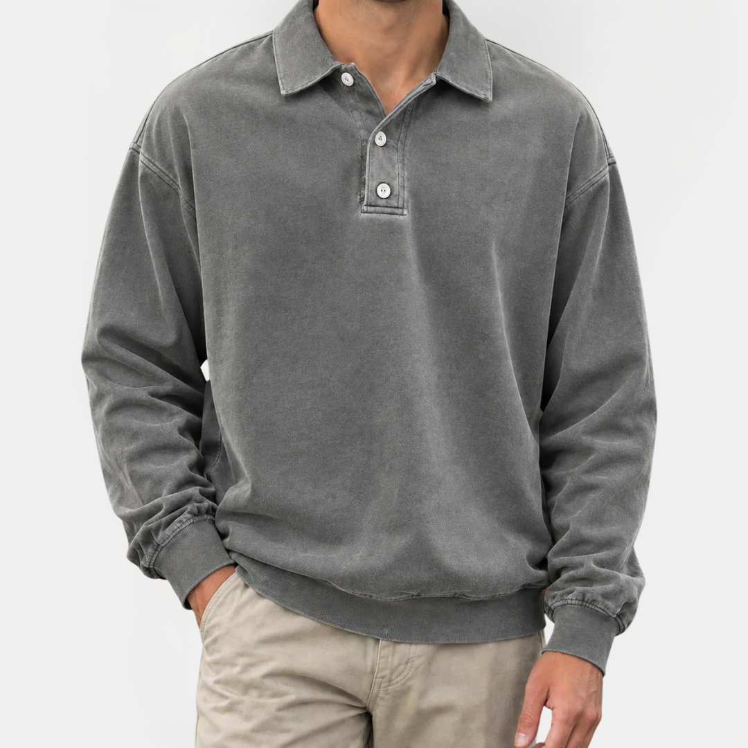 Marshall | Long Sleeve Polo Shirt