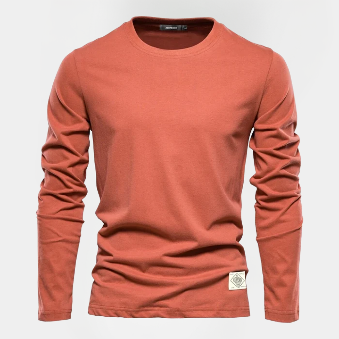 Aiden | Cotton Long Sleeve Shirt