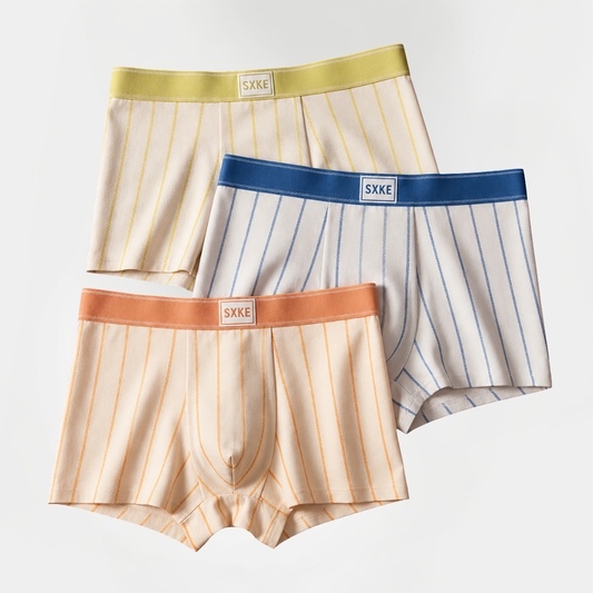 Lewis | Striped Cotton Boxer Briefs
